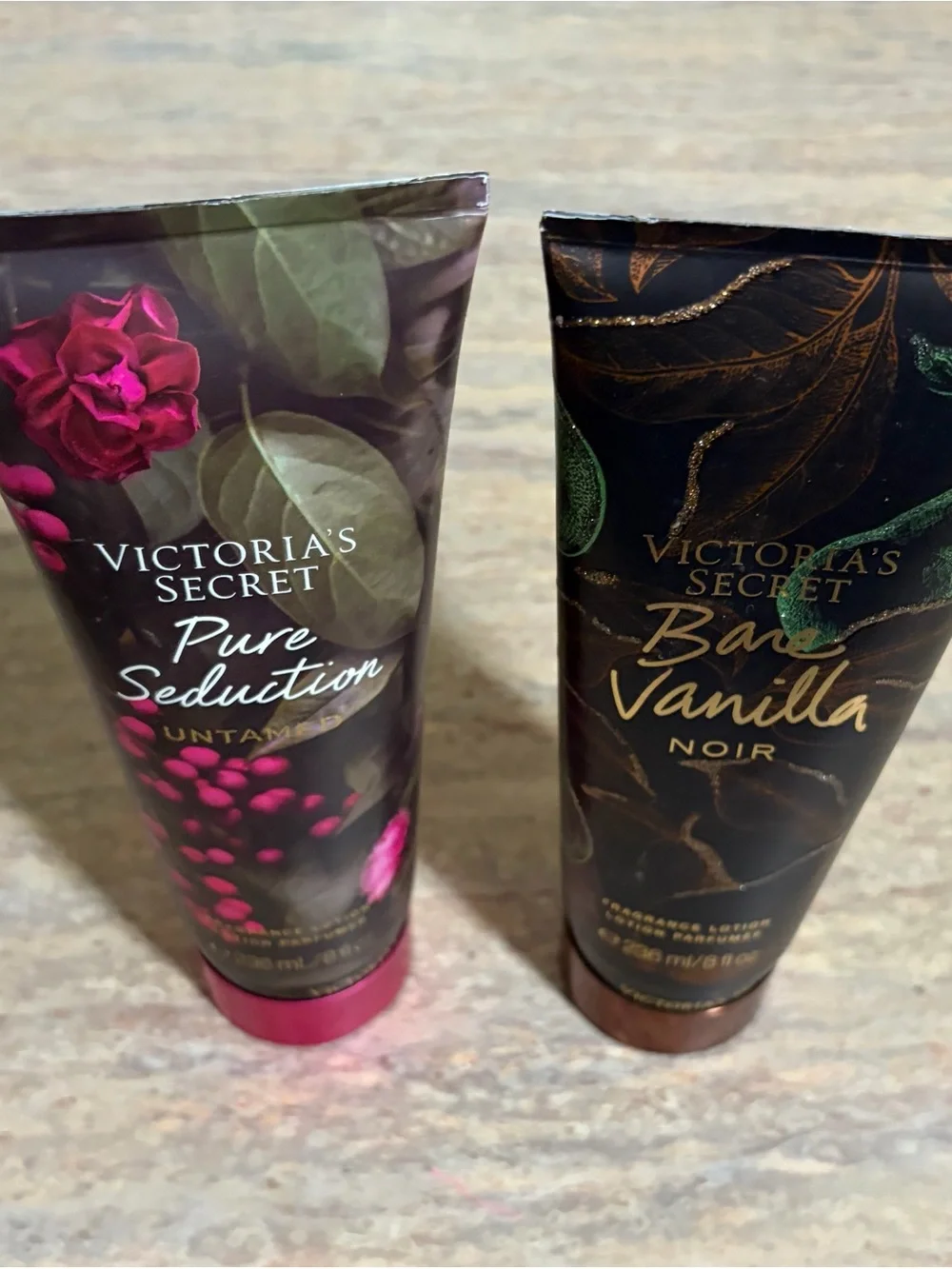Victoria's Secret Pure Seduction Untamed & Bare Vanilla Noir Fragrance Lotions